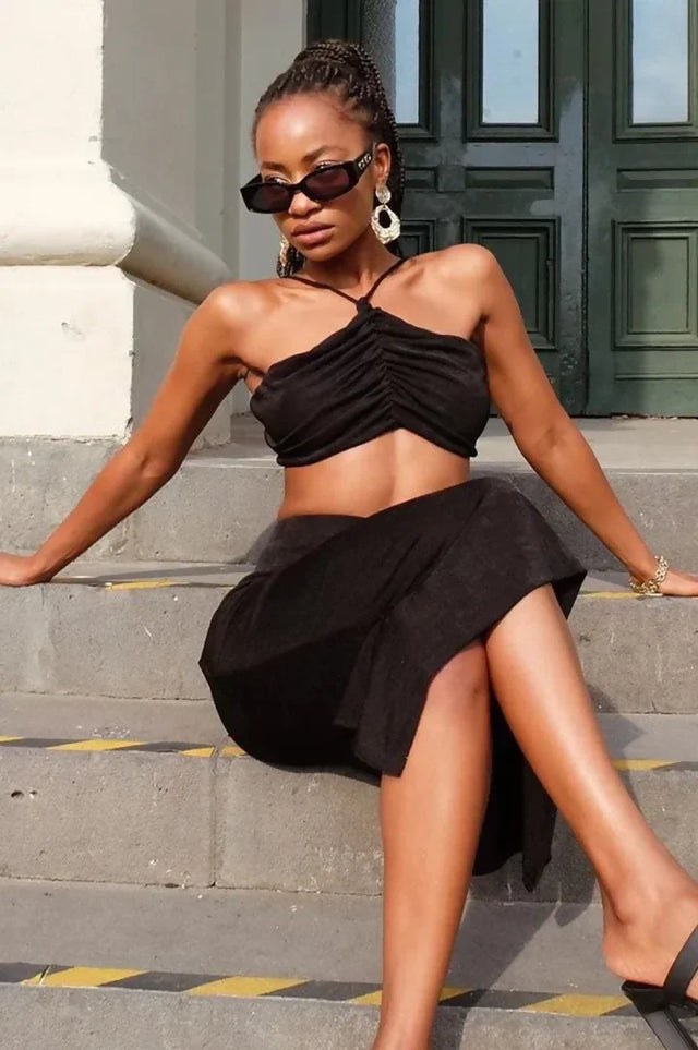 She Is Us on Demand Set Black - 8 / Black - Outfit Sets