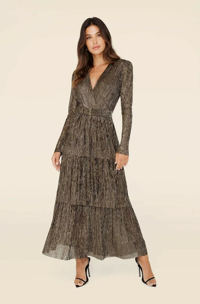 Sheike All that Sparkle Dress Bronze - 14 / Brown - Dresses
