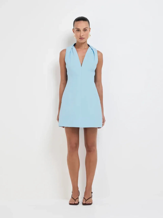 Sheike Darla Mini Dress - Soft Blue