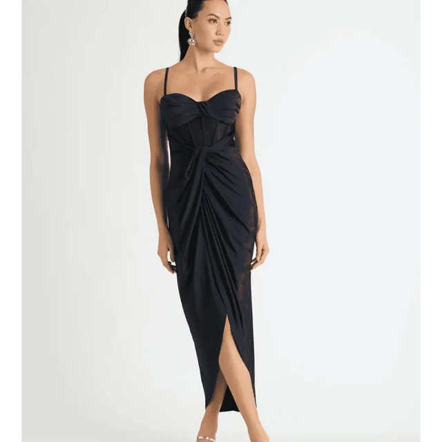 Sheike Estate Dress Navy - 10 / Blue - Dresses