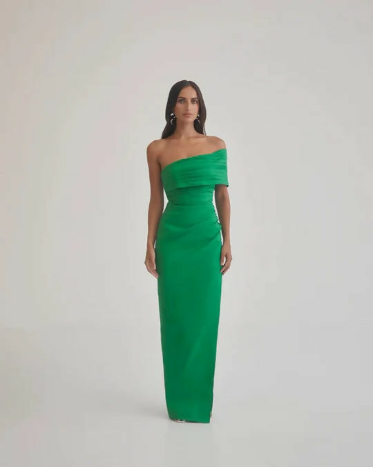 Sheike Giselle Gown in Jade Green - 10 / Green - Dresses