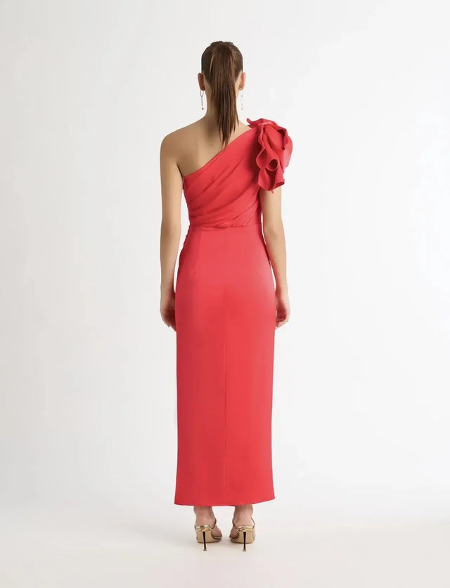 Sheike Glamour Maxi Dress - 10 / Red - Dresses