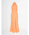 Sheike Jasmine Midi Dress in Apricot - 8 / Orange - Dresses