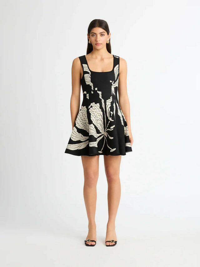Sheike Lotus Flower Knit Dress Passion For Fashion