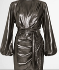 Sheike Medusa Dress in Pewter - 6 / Grey - Dresses