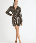 Sheike Medusa Dress in Pewter - 6 / Grey - Dresses