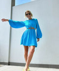 Sheike Pacific Dream Dress - 10 / Blue - Dresses