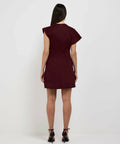 Sheike Paris Nights Mini Dress Burgundy Size AU 18 - 18 / Burgundy - Dresses