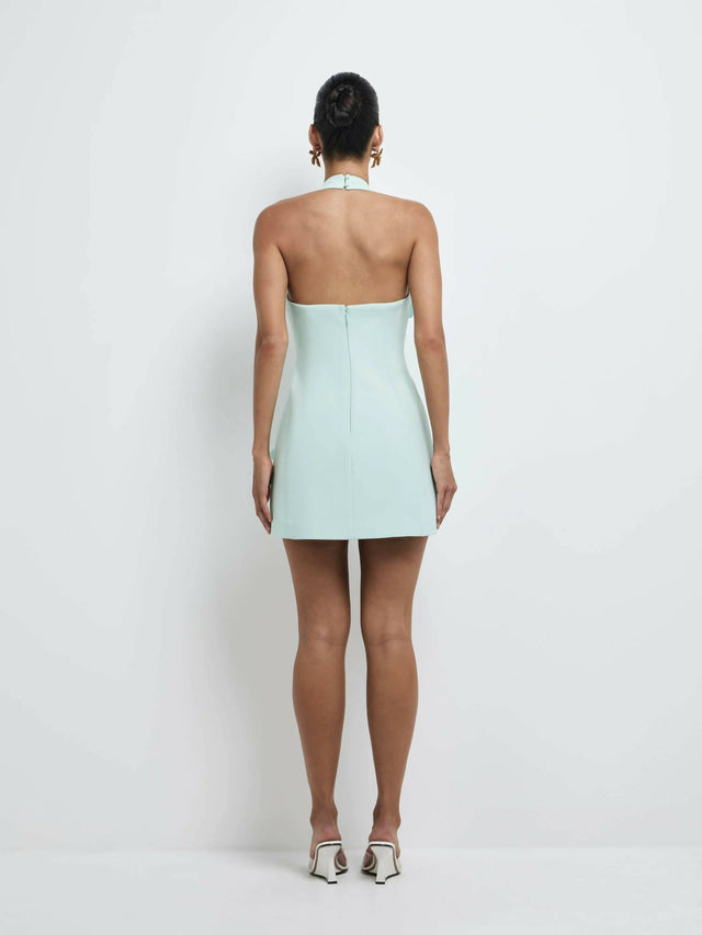 Sheike Petal Mini Dress - Mini - 8 / Blue - Dresses