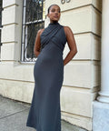 Sheike Phoenix Midi Dress - 10 / Gray - Dresses