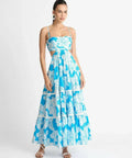 Sheike Tropical Breeze Dress - 14 / Blue - Dresses