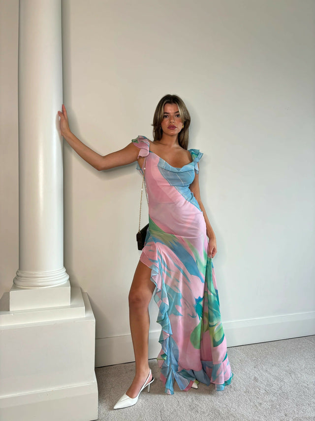 Sheisolla Ollà Ilda Maxi Dress - 8 / Multi - Dresses