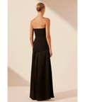 Shona Joy Adri Strapless Panelled Maxi Dress in Black Size 12 - 12 / Black - Dresses