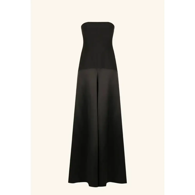 Shona Joy Adri Strapless Panelled Maxi Dress in Black Size 12 - 12 / Black - Dresses