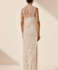Shona Joy Asteri High Neck Maxi Dress Size 8 & 10 - Dresses