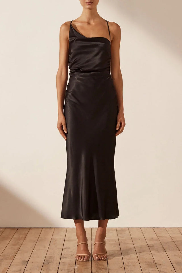 Shona-Joy-La-Lune-Asymmetrical-Bias-Cowl-Midi-Dress-Black-1