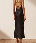 Shona-Joy-La-Lune-Asymmetrical-Bias-Cowl-Midi-Dress-Black-4