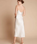 Shona Joy Bias Slip Midi Dress - 6 / White - Dresses