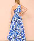 Shona Joy Blue Asymmetrical Cut Out - Dresses