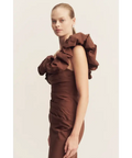 Shona Joy Cambell Ruffle Draped Maxi Size 8,10,12,14 - Dresses