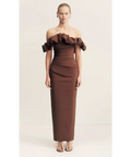 Shona Joy Cambell Ruffle Draped Maxi Size 8,10,12,14 - Dresses