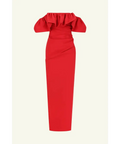 Shona Joy Campbell Off Shoulder Bubble Maxi Dress Size 8 10 12 - Dresses