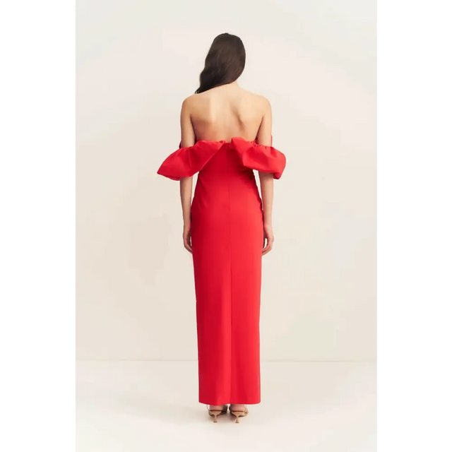 Shona Joy Campbell Off Shoulder Bubble Maxi Dress Size 8 10 12 - Dresses