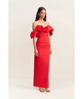 Shona Joy Campbell Off Shoulder Bubble Maxi Dress Size 8 10 12 - Dresses