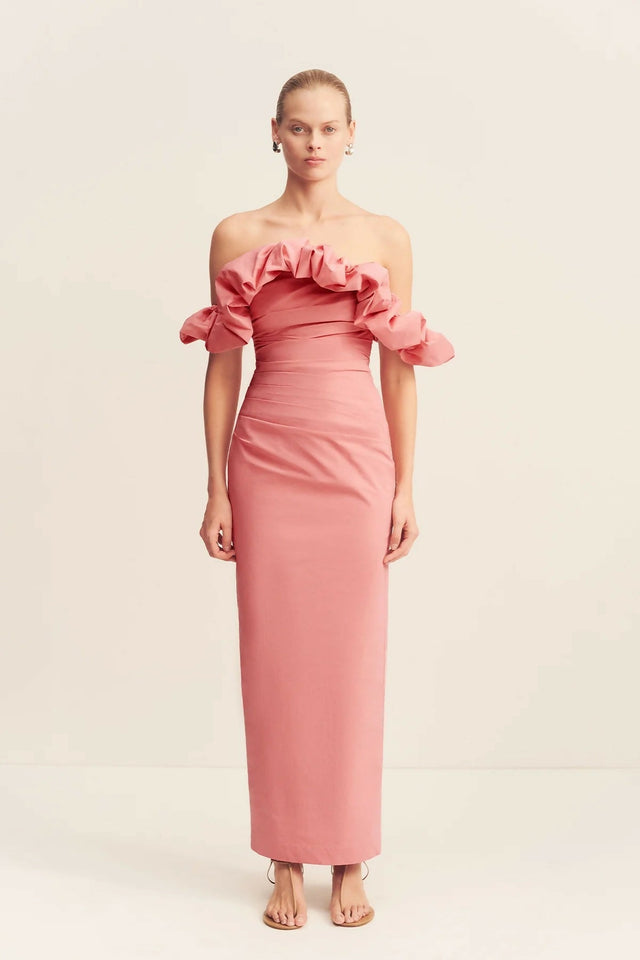 Shona Joy Campbell Ruffle Draped - Dresses