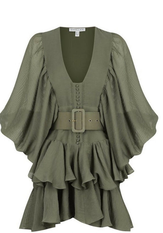 Shona Joy Charlotte Draped Mini Dress - Dresses