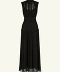 CLEMENCEHIGHNECKMIDIDRESS-BLACK