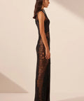 Shona Joy jamila lace high neck maxi dress black | Passion For Fashion Shona Joy jamila lace high neck maxi dress black | Passion For Fashion
