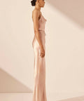Shona Joy - Shona Joy La Lune Bias Cowl Maxi Dress - Desert Rose