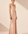 Shona Joy - Shona Joy La Lune Bias Cowl Maxi Dress - Desert Rose