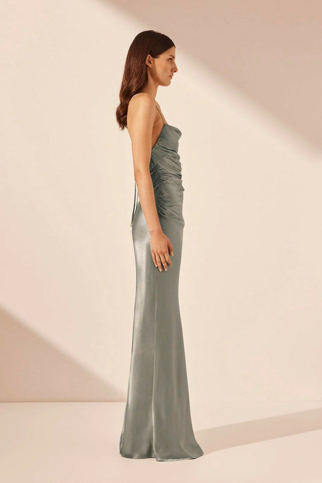 Shona Joy La Lune Dress in Sage | Passion For Fashion