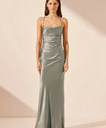 Shona Joy La Lune Dress in Sage - Dresses