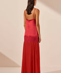 82_1245204_Moraya_Dropped_Waist_Maxi_Dress_CHILLI-2016_B_R