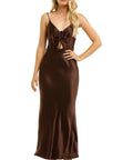shona-joy-wright-ruched-bias-slip-dress-espresso-front