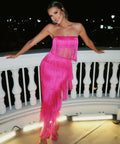 Showpo Amalee Tassel Set - 10 / Pink - Outfit Sets