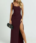 Showpo Thelma Maxi Dress - 14 / Brown - Dresses