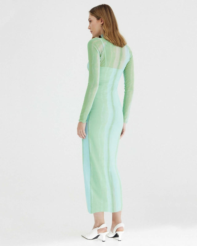 Significant Other - Significant Other Jean Dress in Green Mirage