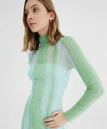 Significant Other - Significant Other Jean Dress in Green Mirage