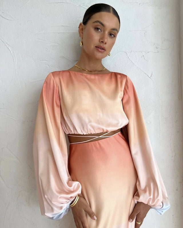 Significant Other - Significant Other Karli Top and Skirt in Horizon
