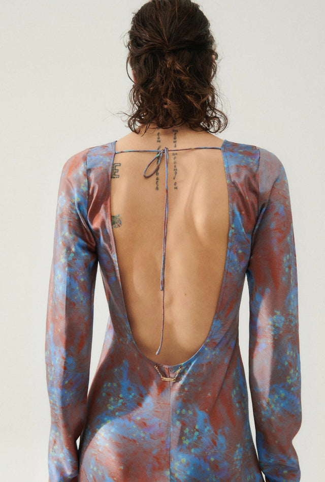 Silk Laundry Sienna Dress Dazed Multi Size AU 8 - 8 / Multi - Dresses