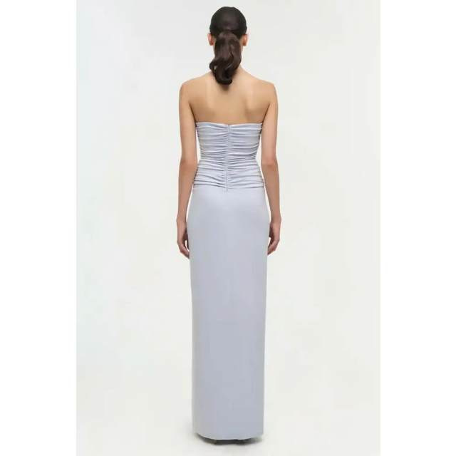 Simkhai Emma Jersey Gown Blue Haze - 4 / Blue - Dresses