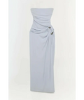 Simkhai Emma Jersey Gown Blue Haze - 4 / Blue - Dresses