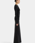 Sir Alessia Draped Gown Size 1 (8) - 8 / Black - Dresses