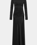 Sir Alessia Draped Gown Size 1 (8) - 8 / Black - Dresses