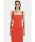 SIR. Dahlia Balconette Gown in Tangerine size 2 / AU 10 - Red / 10 - Dresses