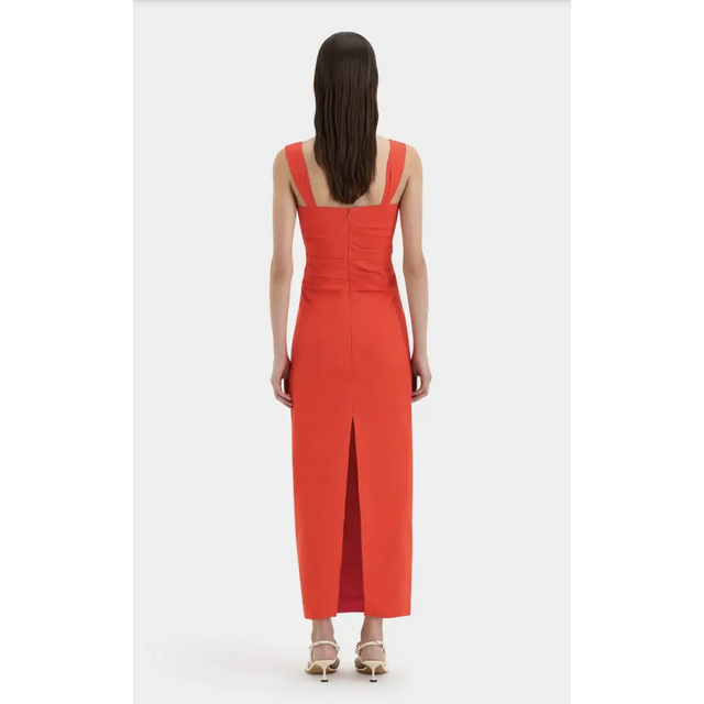 SIR. Dahlia Balconette Gown in Tangerine size 2 / AU 10 - Red / 10 - Dresses